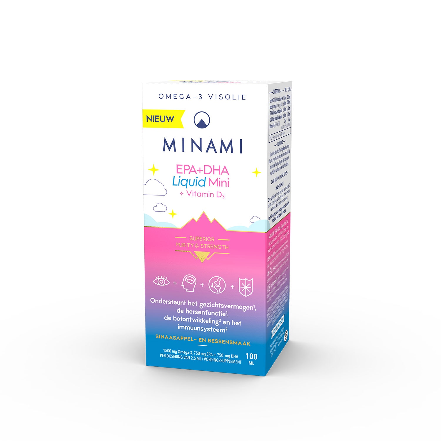 Minami EPA+DHA Liquid Mini met vitamine D3