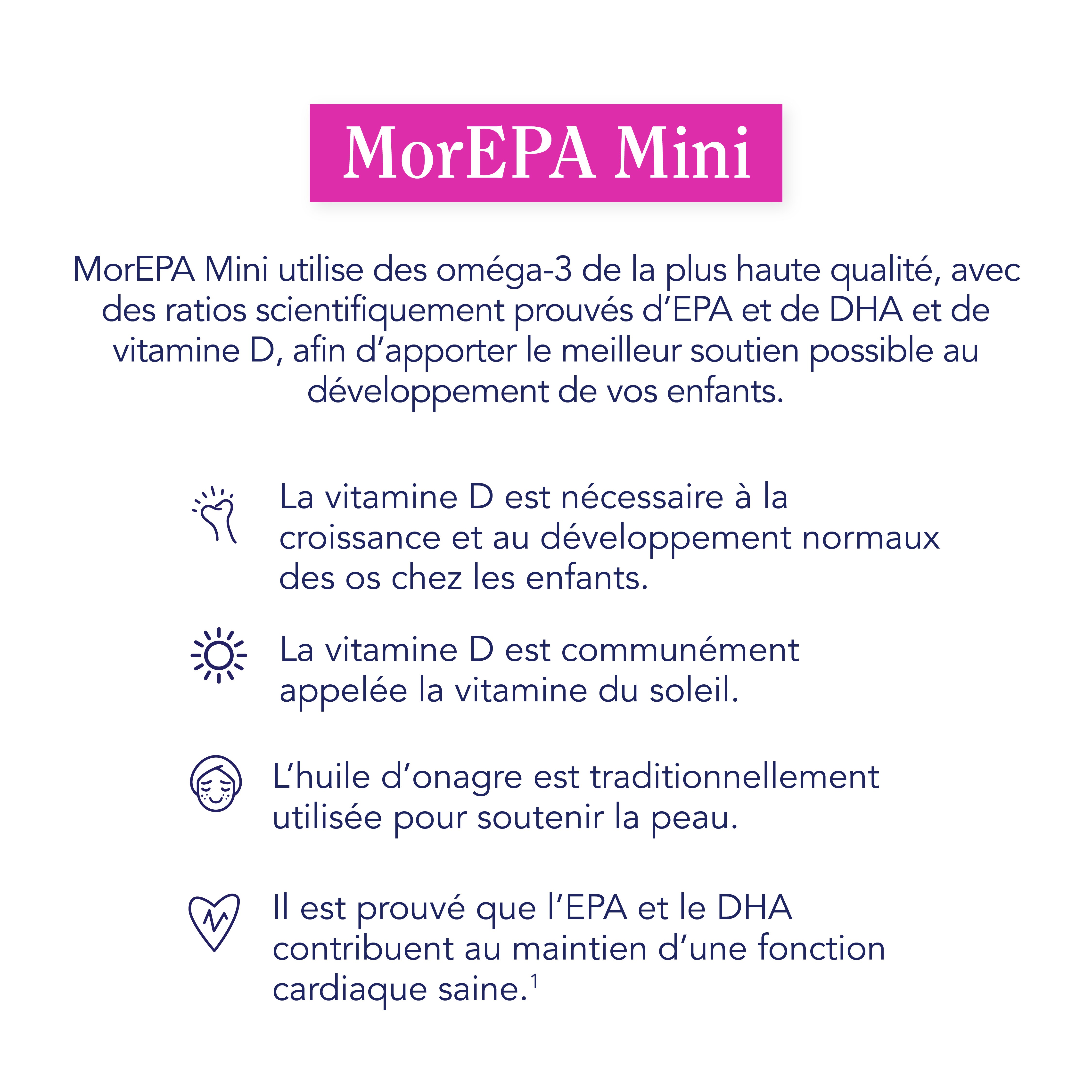 Avantages de Minami MorEPA mini